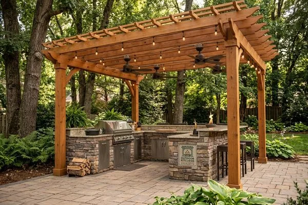 Charlotte outdoor kitchen project 3