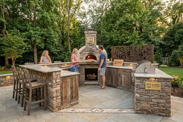 Charlotte outdoor kitchen project 2