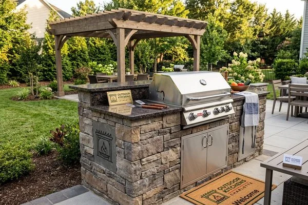 Charlotte outdoor kitchen project 1