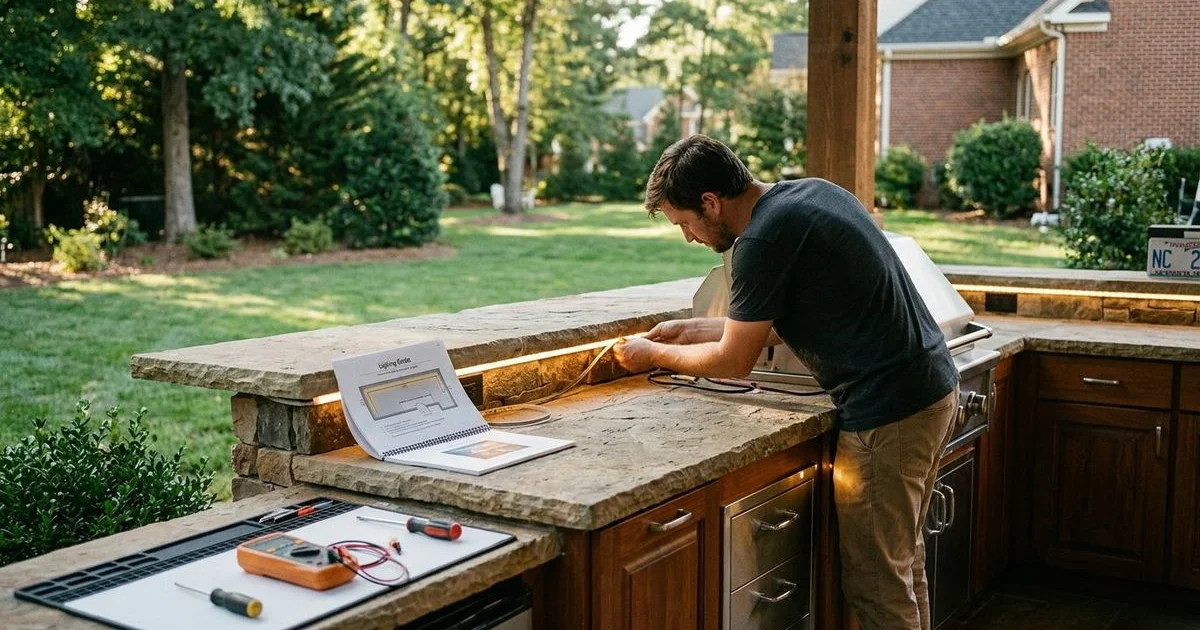 Outdoor Kitchen Lighting: How to Light Your Cooking and Dining Areas