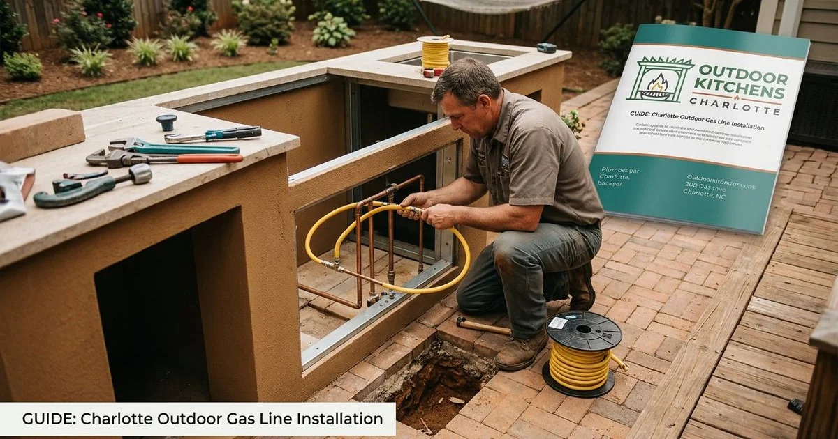 How to Plan Plumbing and Gas Lines for Your Outdoor Kitchen