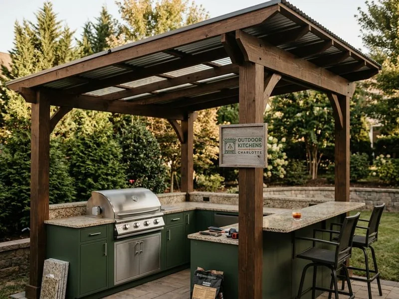Covered Outdoor Kitchens project example 4