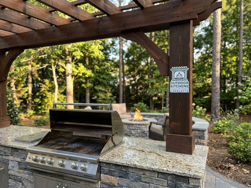Outdoor Kitchen Installation project example 4