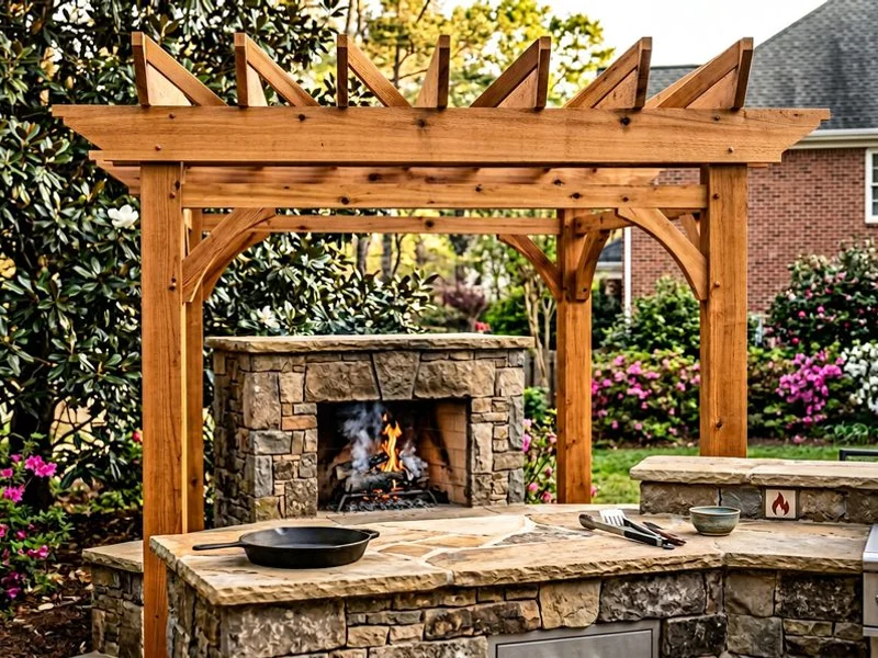 Covered Outdoor Kitchens project example 1