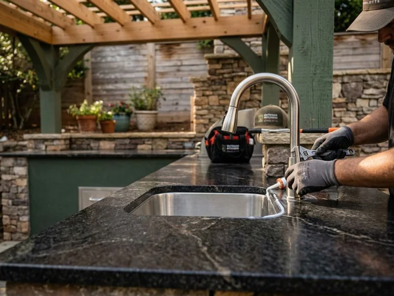 Outdoor Kitchen Countertops project example 2