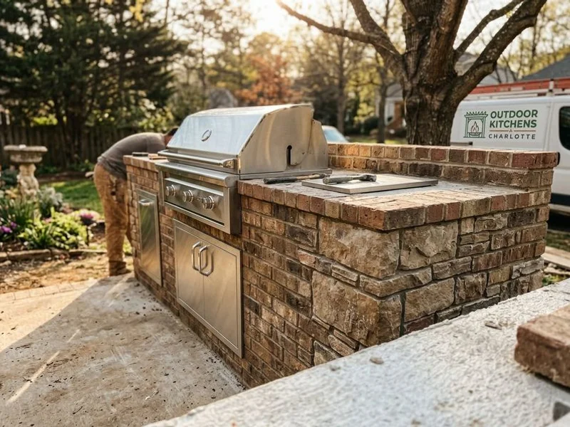 Outdoor Kitchen Installation project example 3