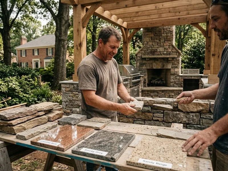 Custom Outdoor Kitchen Design project example 3