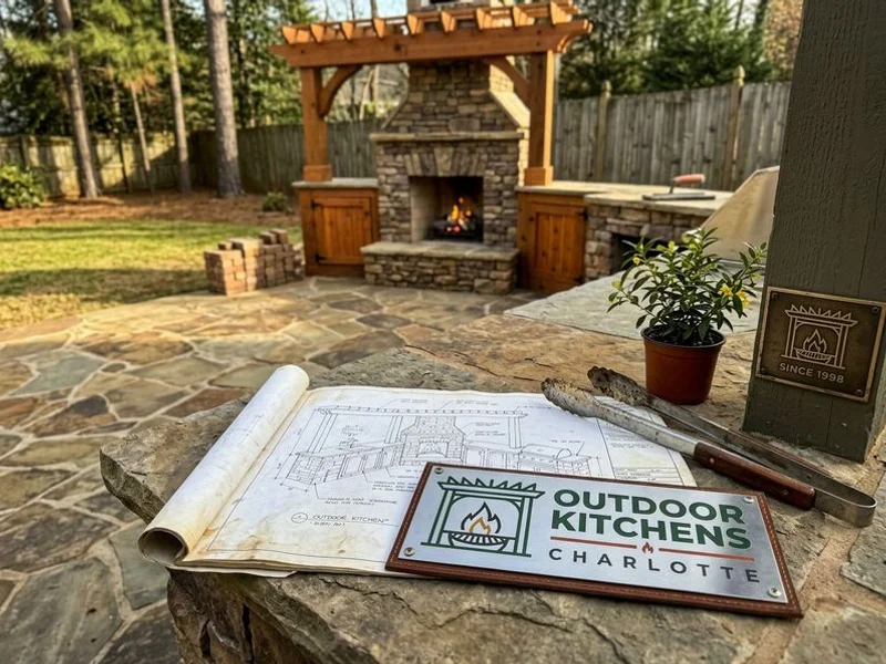 Custom Outdoor Kitchen Design project example 2