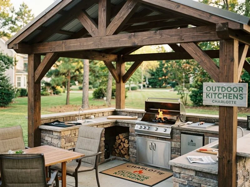Covered Outdoor Kitchens project example 2
