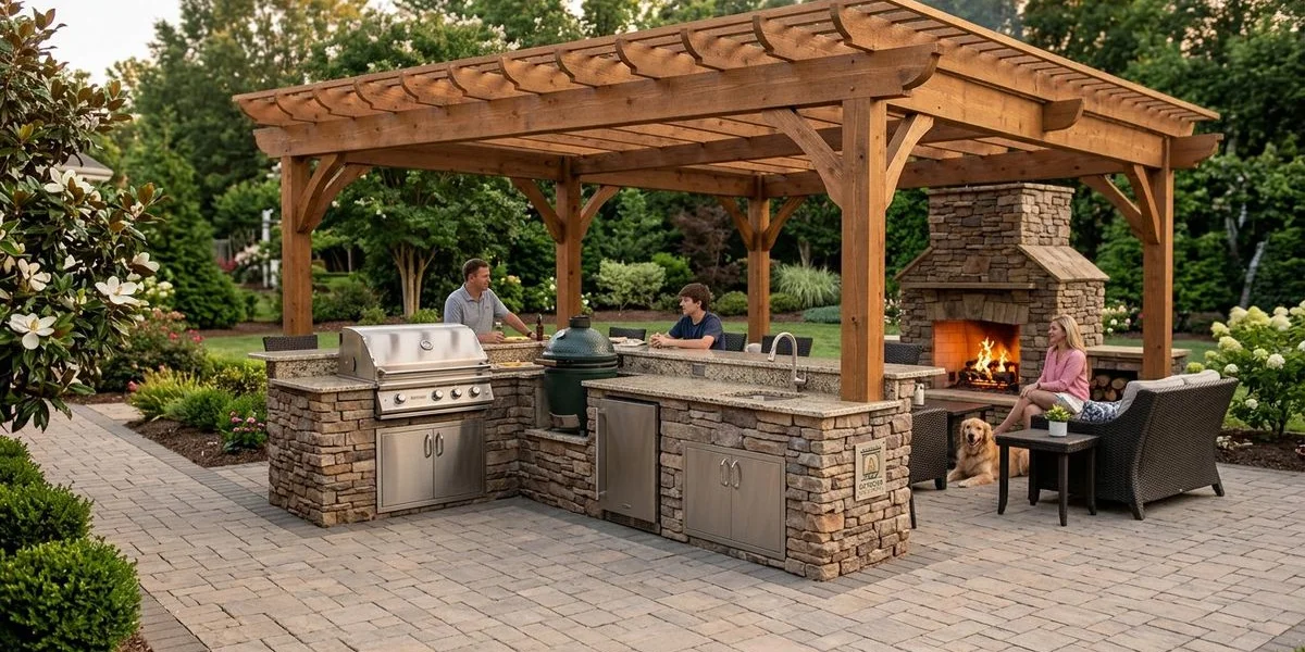 Custom Outdoor Kitchen Design