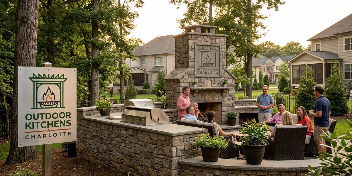 Custom Outdoor Fireplaces & Fire Pits in Charlotte