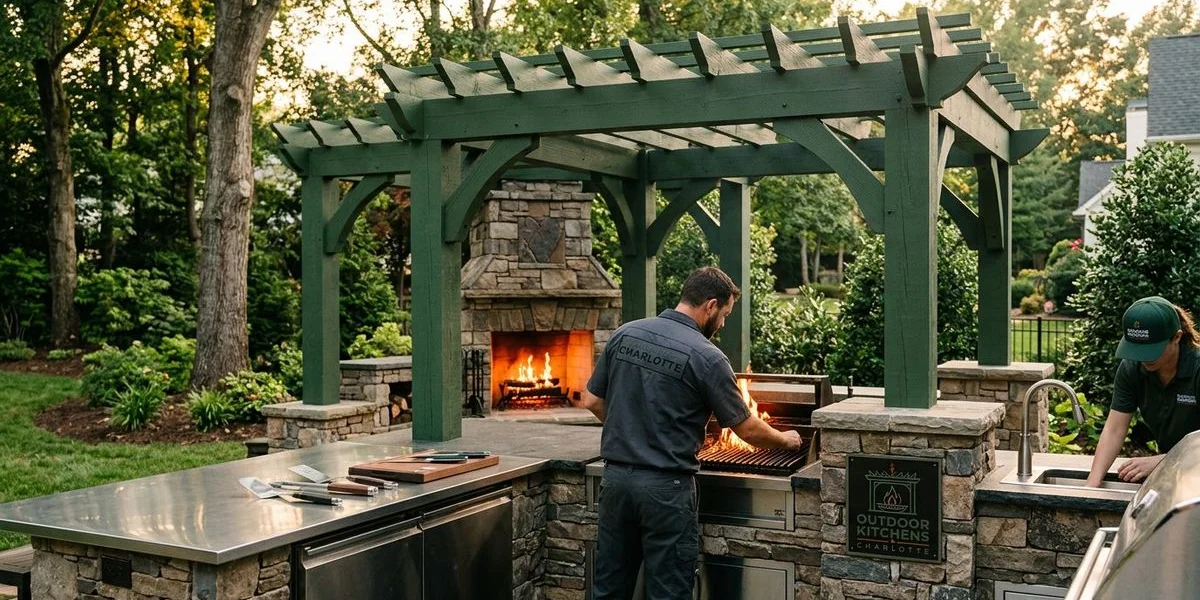 Outdoor Kitchen Installation
